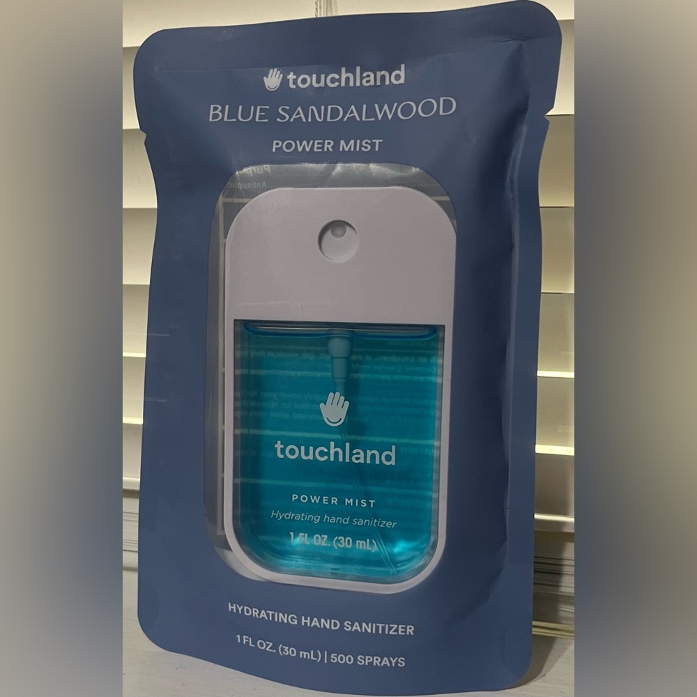 POWER MIST BLUE SANDALWOOD- HYDRATING HAND SANITIZER- 500 SPRAYS!